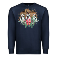 Navy Let it snow Premium Sweatshirt - Bettercallsaul