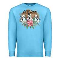 Ocean Blue Let it snow Premium Sweatshirt - Bettercallsaul