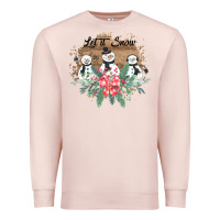 Pale Pink Let it snow Premium Sweatshirt - Bettercallsaul