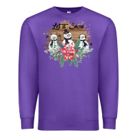 Purple Let it snow Premium Sweatshirt - Bettercallsaul