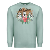 Seafoam Let it snow Premium Sweatshirt - Bettercallsaul