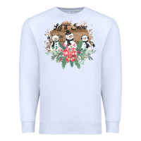 White Let it snow Premium Sweatshirt - Bettercallsaul