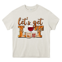 Cream let's get lit candles Heavy Core Tee - BarkalooDesign