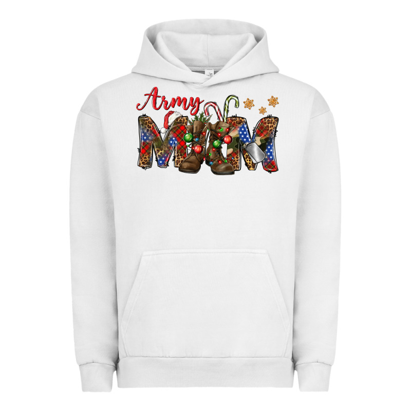 Christmas Army Mom Mother's Day Urban Hoodie by HowdyJamesFarm | Teevron