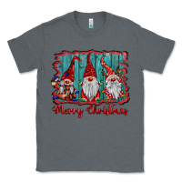 Charcoal Heather merry christmas gnomes Classic Tee - BarkalooDesign