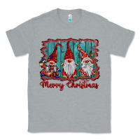 Heather Grey merry christmas gnomes Classic Tee - BarkalooDesign