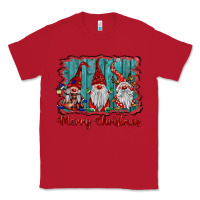 Red merry christmas gnomes Classic Tee - BarkalooDesign