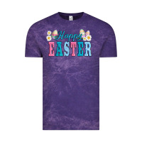 Cloud Purple happy easter eggs Vintage Tee - AdoDesignShop