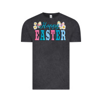 Vintage Black happy easter eggs Vintage Tee - AdoDesignShop