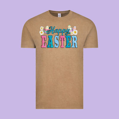 Happy Easter Eggs Vintage Tee Designed By Adodesignshop