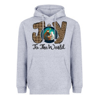 Heather Grey Joy to the World Heavyweight Hoodie - Bettercallsaul