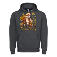 Smoke have a melanin christmas black santa Zipper Hoodie - MaliasSmallBusiness