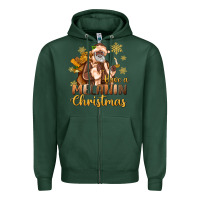 Sports Green have a melanin christmas black santa Zipper Hoodie - MaliasSmallBusiness
