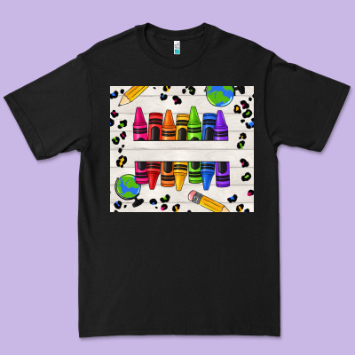 Personalized Crayons Premium Tee Designed By Texasbilliewilder