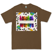 Cacao Personalized Crayons Premium Tee - texasbilliewilder