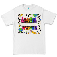 White Personalized Crayons Premium Tee - texasbilliewilder