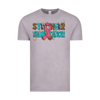 Vintage Zinc stronger than cancer with cancer ribbon Vintage Tee - AdoDesignShop