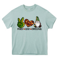 Arona peace love gnomes christmas Heavy Core Tee - RanaPortraitStore