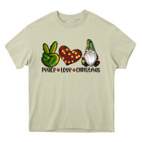 Mossy peace love gnomes christmas Heavy Core Tee - RanaPortraitStore