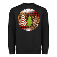 Black Christmas tree cakes Christmas Heavyweight Sweatshirt - Jasminsmagicworld