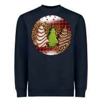 Navy Christmas tree cakes Christmas Heavyweight Sweatshirt - Jasminsmagicworld