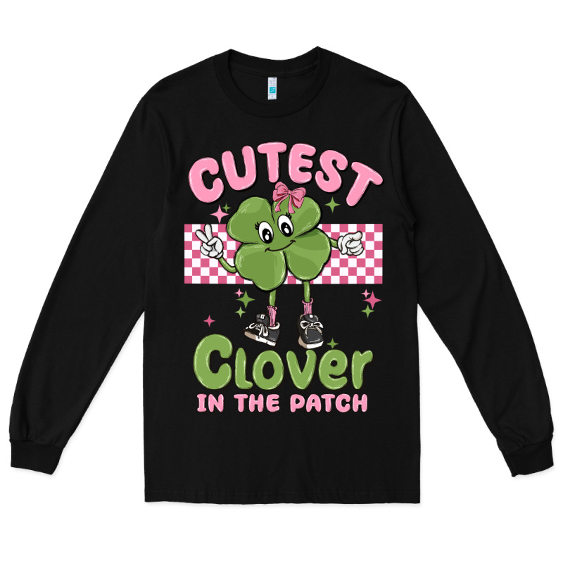 Cutest Clover In The Patch Long Sleeve Tee by MaliasSmallBusiness | Teevron
