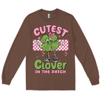 Chestnut cutest clover in the patch Long Sleeve Tee - MaliasSmallBusiness