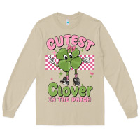 Mushroom cutest clover in the patch Long Sleeve Tee - MaliasSmallBusiness