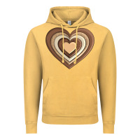 Vintage Mustard melanin heart Vintage Hoodie - AdoDesignShop