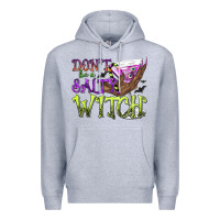 Heather Grey Don't Be a Salty Witch Premium Hoodie - texasbilliewilder