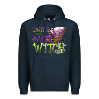 Navy Don't Be a Salty Witch Premium Hoodie - texasbilliewilder