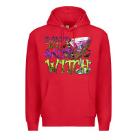 Red Don't Be a Salty Witch Premium Hoodie - texasbilliewilder