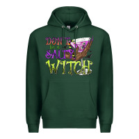 Sports Green Don't Be a Salty Witch Premium Hoodie - texasbilliewilder