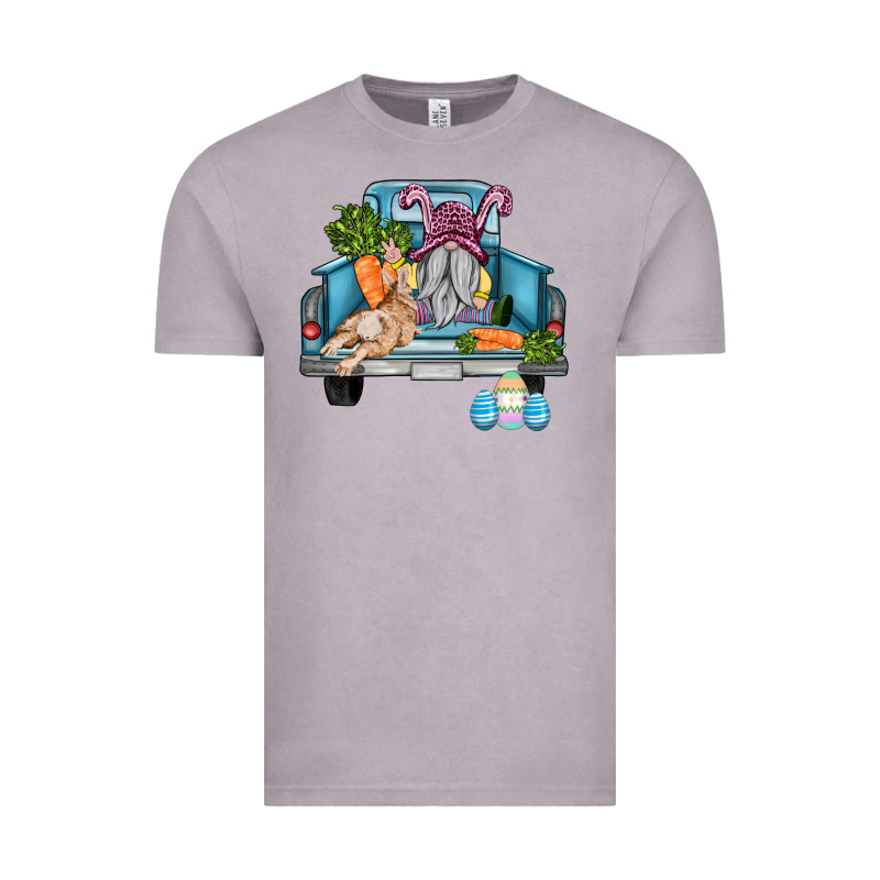 Easter Truck With Gnome And Rabbit Vintage Tee by AdoDesignShop | Teevron