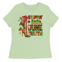 Matcha steppin into juneteenth Ladies Tee - Zillion Design Studio