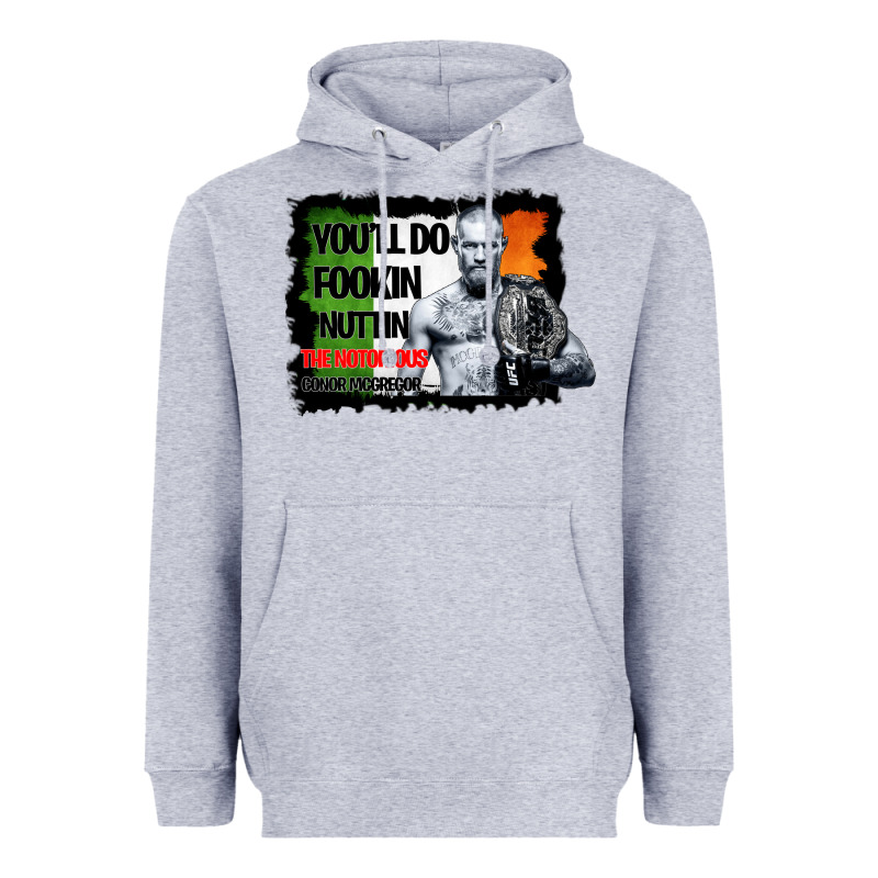 The Notorious Conor Mcgregor Fookin Nuttin Heavyweight Hoodie by Bettercallsaul | Teevron