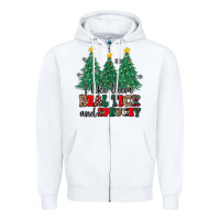 White i like they real thick and sprucey Zipper Hoodie - MaliasSmallBusiness