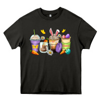 Asphalt easter day coffee cups Heavy Core Tee - Zillion Design Studio
