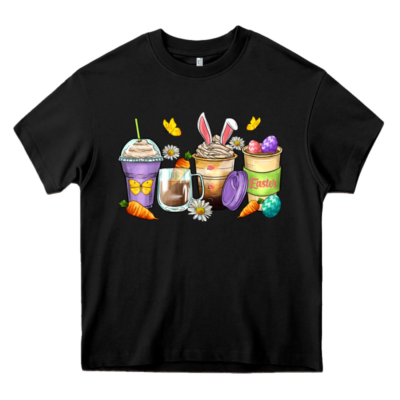 Easter Day Coffee Cups Heavy Core Tee by Zillion Design Studio | Teevron
