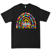Black autism rainbow Premium Tee - Zillion Design Studio