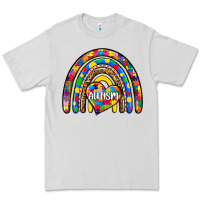 Dove Grey autism rainbow Premium Tee - Zillion Design Studio
