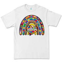 White autism rainbow Premium Tee - Zillion Design Studio