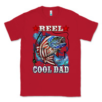 Red Reel Cool Dad Bass Classic Tee - LillyAllenDesigns