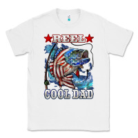 White Reel Cool Dad Bass Classic Tee - LillyAllenDesigns