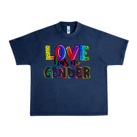 Navy love has no gender Urban Heavy Tee - AdoDesignShop