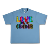 Pebble Blue love has no gender Urban Heavy Tee - AdoDesignShop