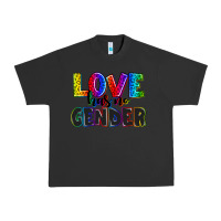Pigment Black love has no gender Urban Heavy Tee - AdoDesignShop