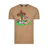 Religious Easter Bunny Cross Vintage Tee | Teevron