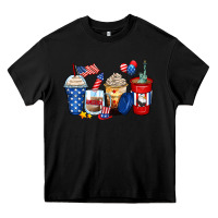 Black 4th of july coffee cups Heavy Core Tee - Zillion Design Studio
