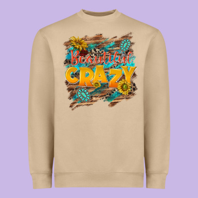 Beautiful Crazy Heavyweight Sweatshirt Designed By Nancycooperartshop